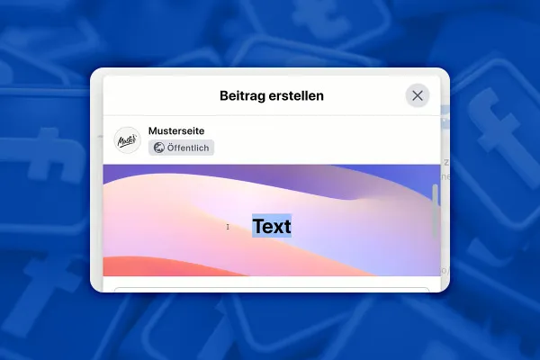 Facebook-Marketing: 5,16 | Příspěvek na stránce na Facebooku zveřejnit