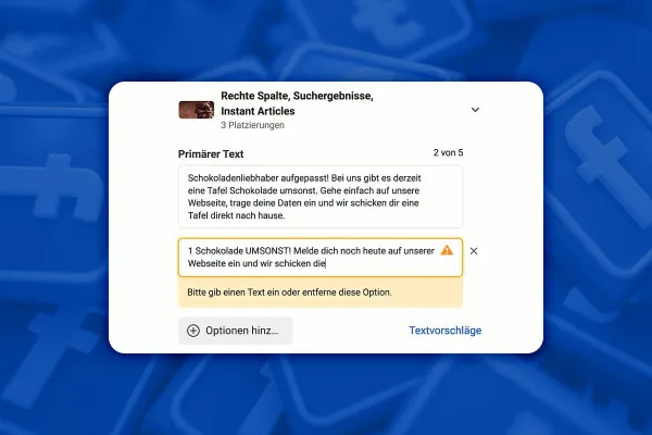 Facebook-Marketing: 6.9 | Optionen zum Content hinzufügen