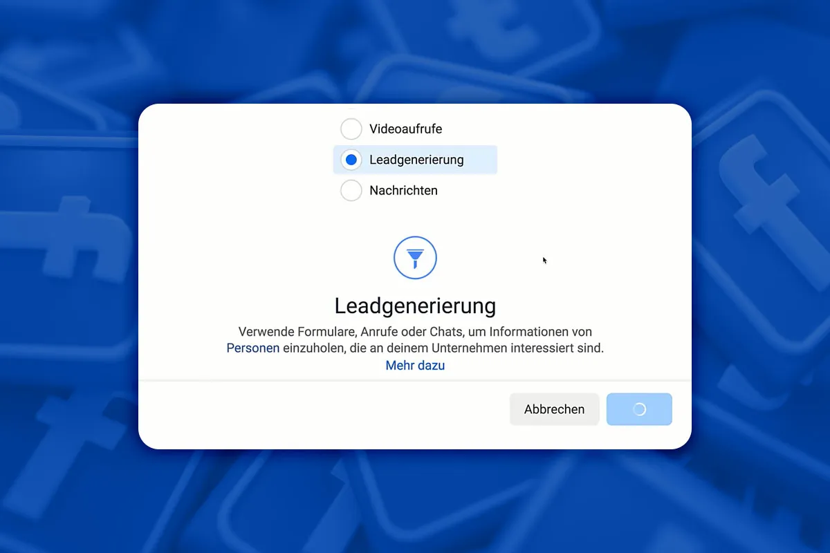 Facebook-Marketing: 6.19 | Lead-Werbeanzeige schalten und E-Mails einsammeln