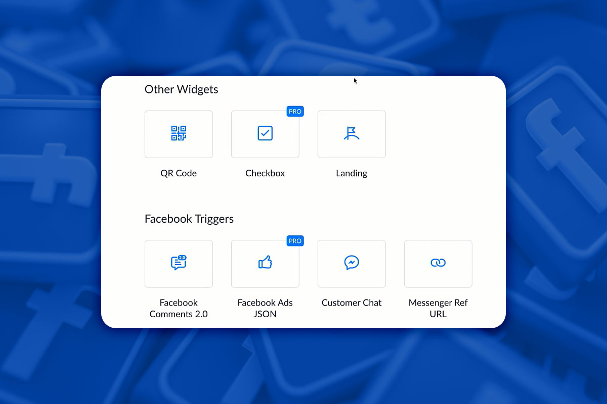 Marketing sur Facebook : 8.4 | Aperçu des autres fonctionnalités dans ManyChat.