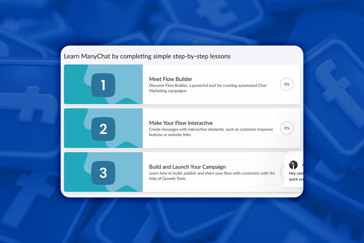 Marketing sur Facebook : 8.2 | Fondements de ManyChat - Programmation du chatbot