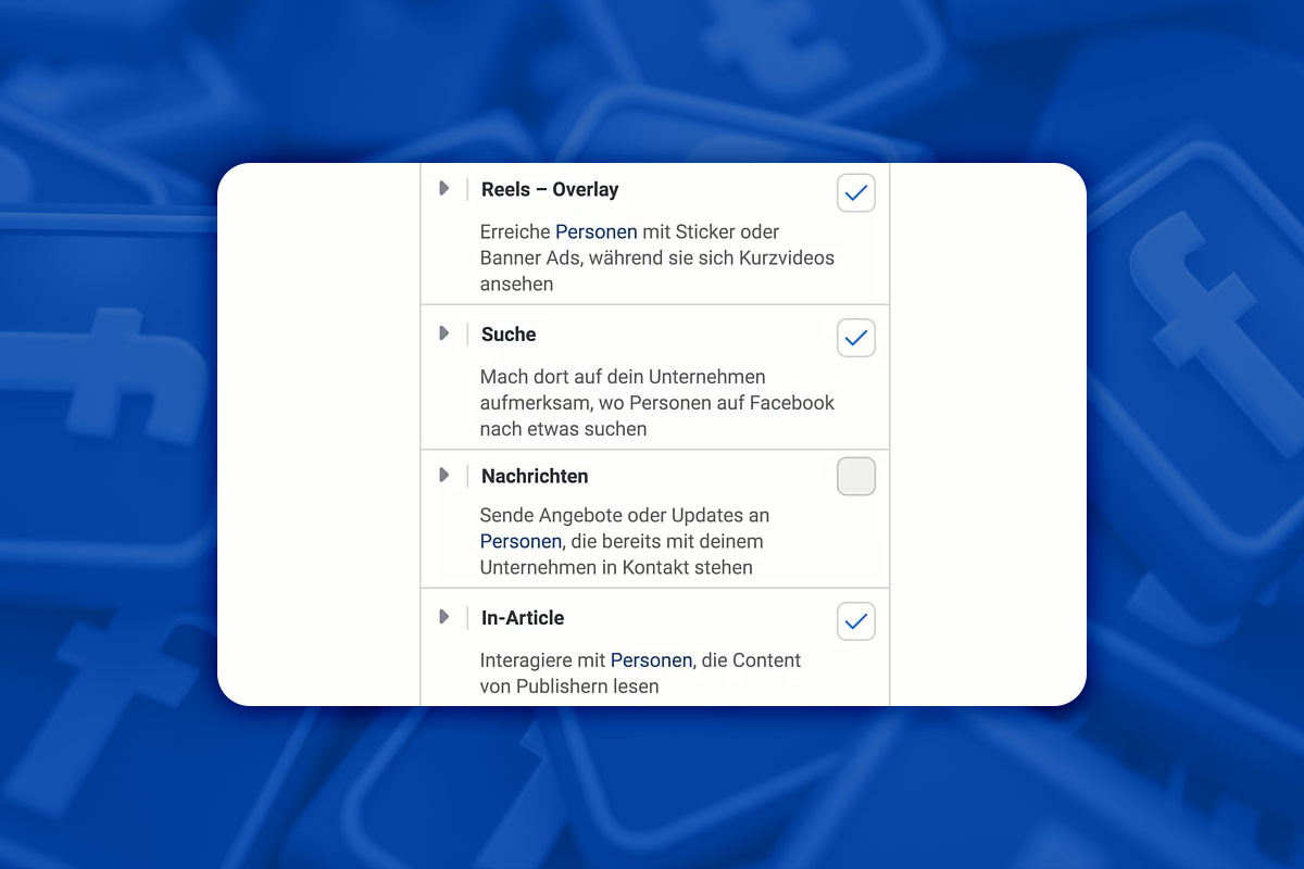 Marketing sur Facebook : 10.5 | Quelles informations peut-on splitter ?