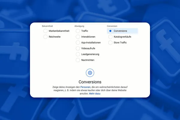 Facebook-Marketing: 12.7 | Conversion-Werbeanzeige schalten
