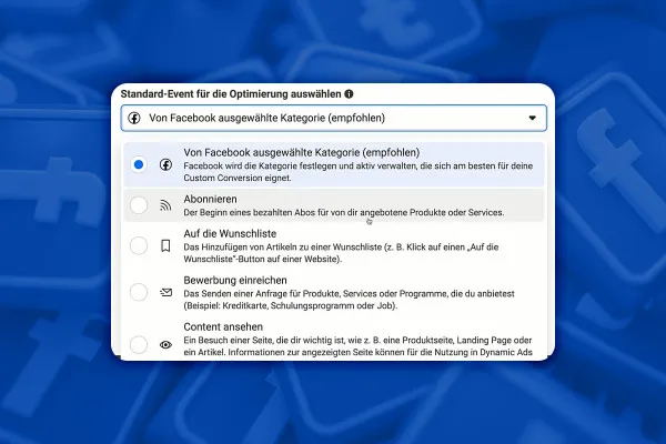 Facebook-Marketing: Vytvoření vlastní konverze