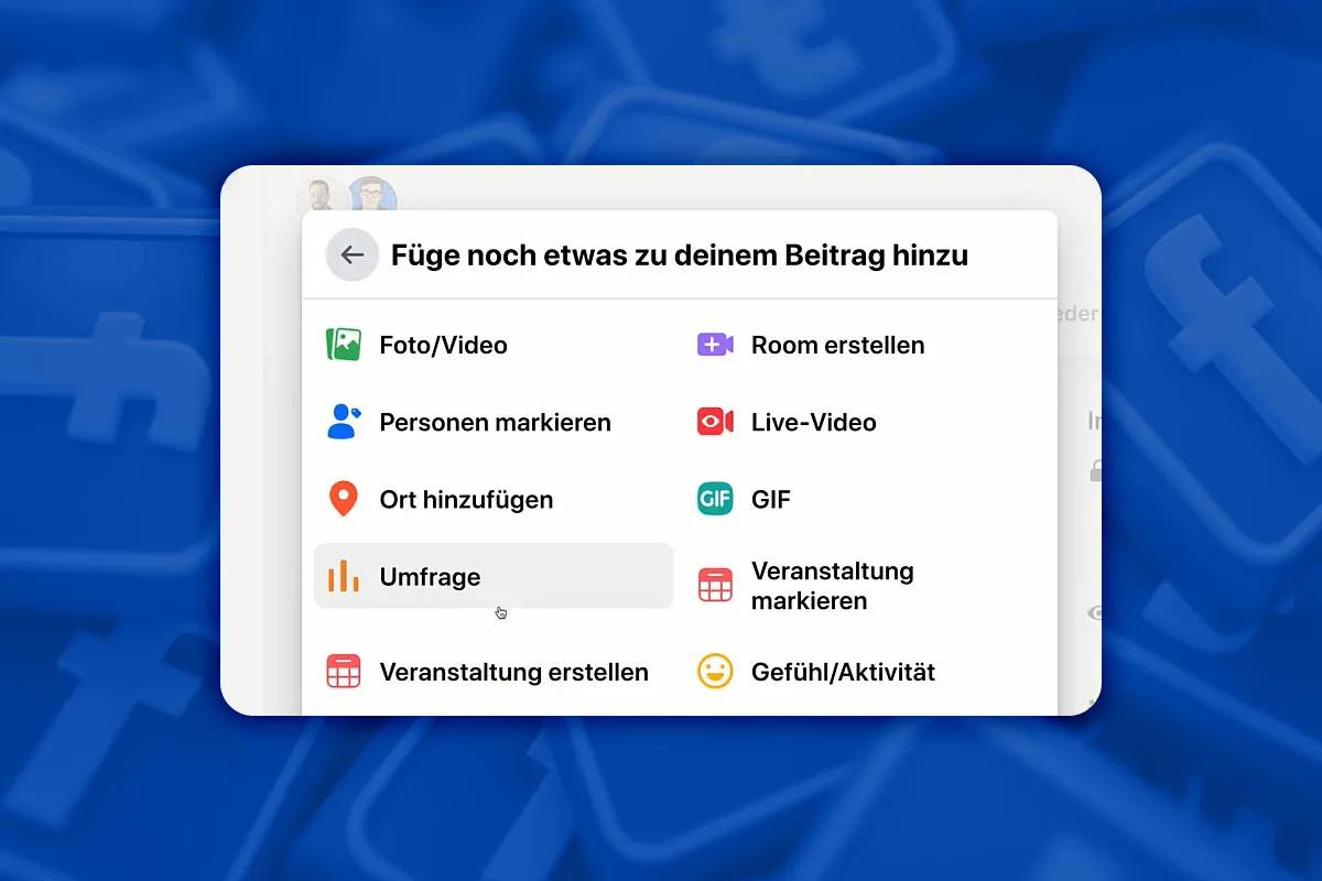 Facebookový marketing: 14,29 | Provádět průzkumy