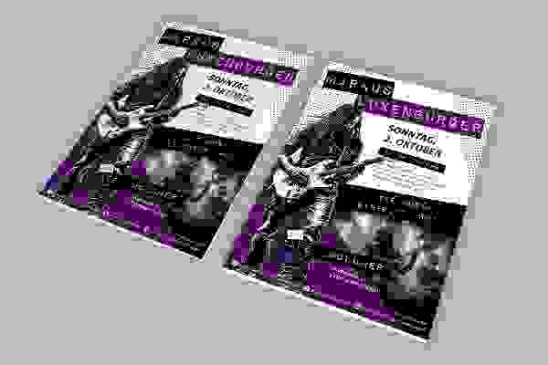 Designmaler for musikere og band – Vol. 1: Bandplakat, konsertplakat