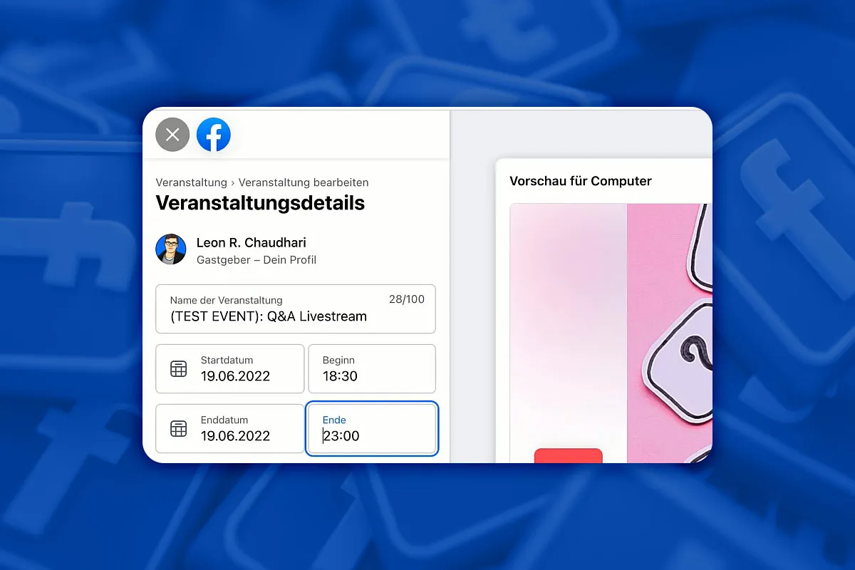 Facebook Marketing: 16.4 | Event-Management – všechny funkce a nastavení vysvětleny