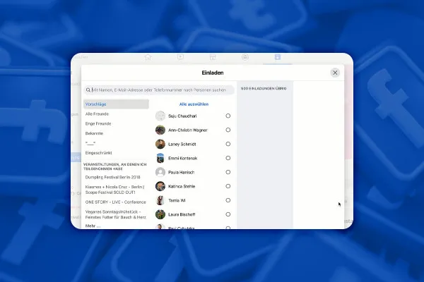 Facebook marketing: 16.3 | Pozvat přátele na událost na Facebooku