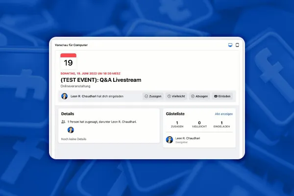 Vytvořit událost na Facebooku: 16.1