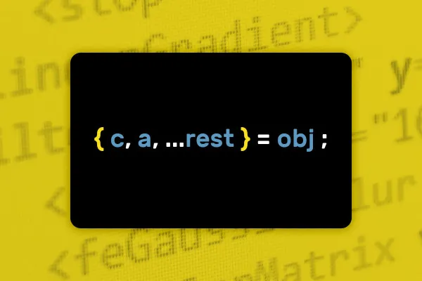JavaScript ES6–ES13: 3.8 | Rest-Operator mit Objekten