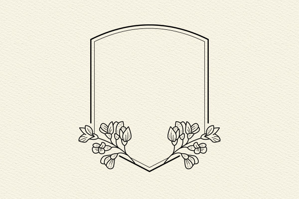 Cadre avec des branches