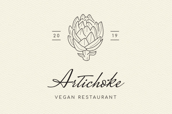Idées de logo fleuries pour restaurants & bars