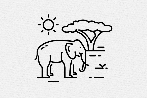 Icônes vacances & voyages : nature, animal et montagne
