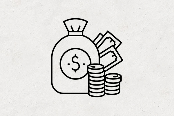 Icônes "Entreprise & Commerce": Argent et finances.