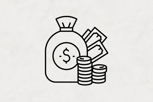 Іконки "Підприємство та бізнес": гроші та фінанси