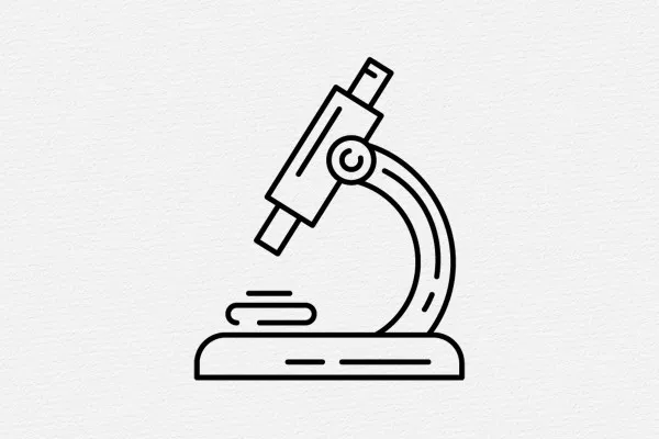 Icone "10 microscopi, provette, cerotti