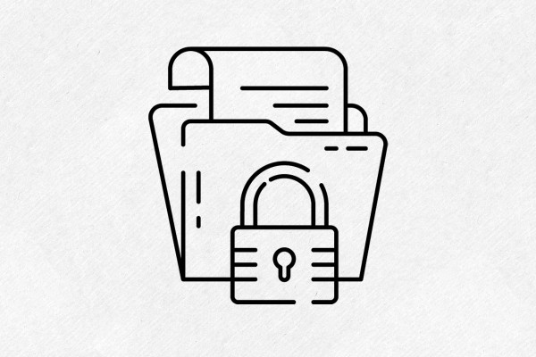 Iconos de "TI y tecnología digital": cifrado digital