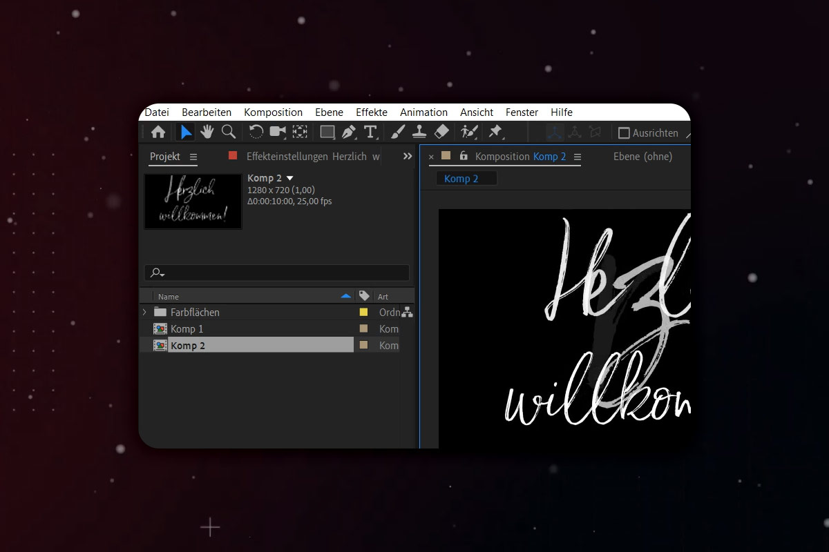 After Effects-vejledning: 1.4 | Til dig: Videomaterialer & Handout