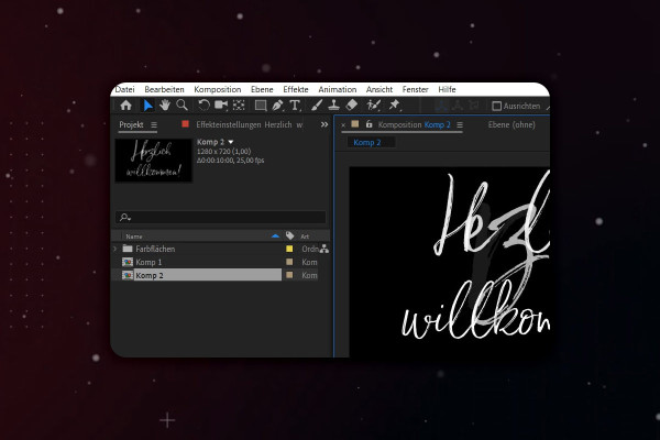 After Effects: 1.4 | Para usted: Material de vídeo y material de apoyo