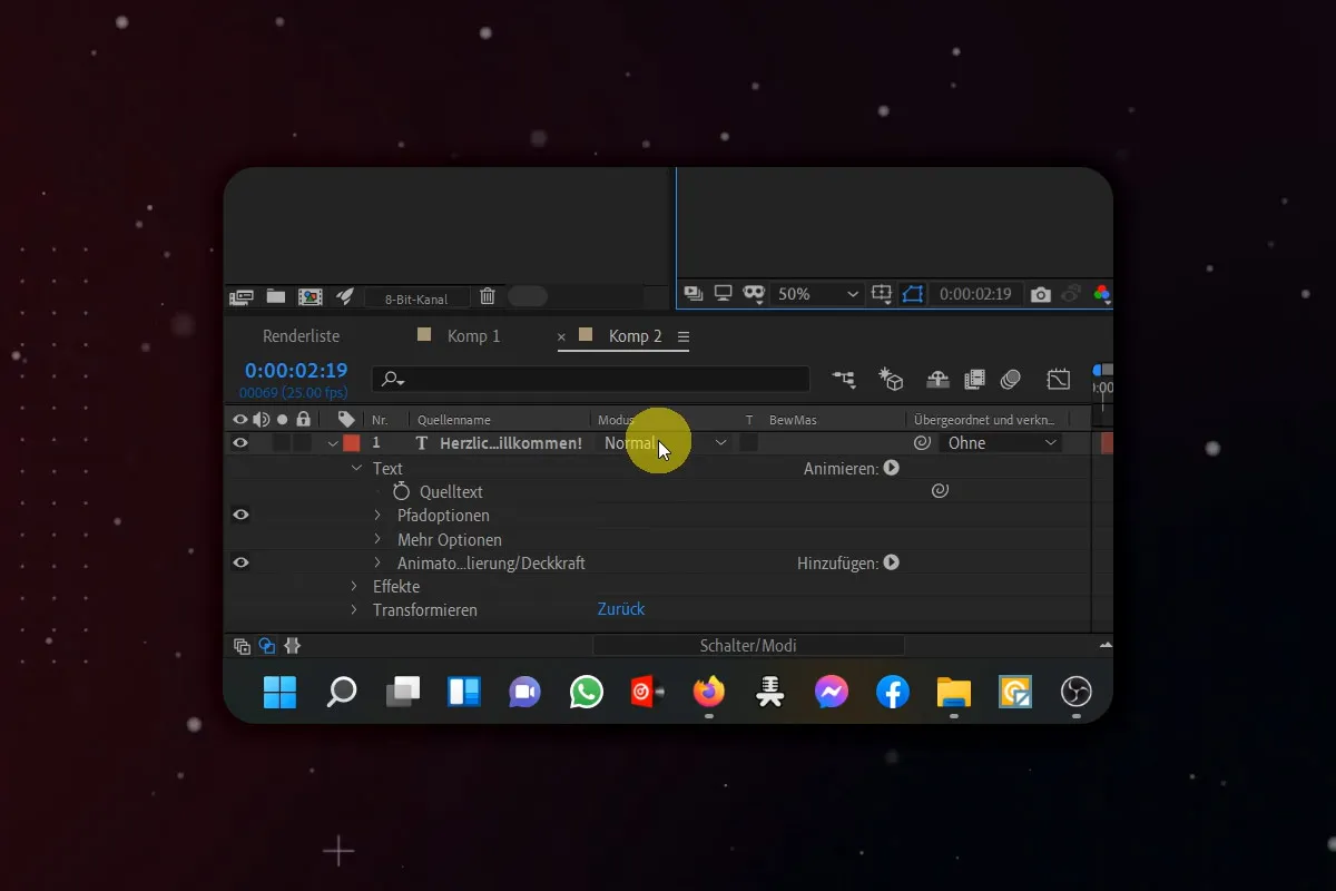 After Effects-Tutorial: 1.3 | 수업 내용: 구조 및 목표