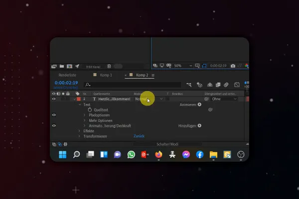 After Effects-Tutorial: 1.3 | 수업 내용: 구조 및 목표
