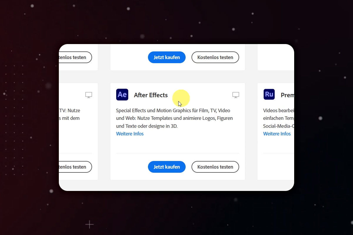 After Effects-vejledning: 2.1 | Download og anskaffelse