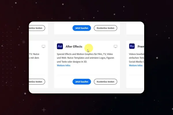 After Effects-Tutorial: 2.1 | Download und Beschaffung
