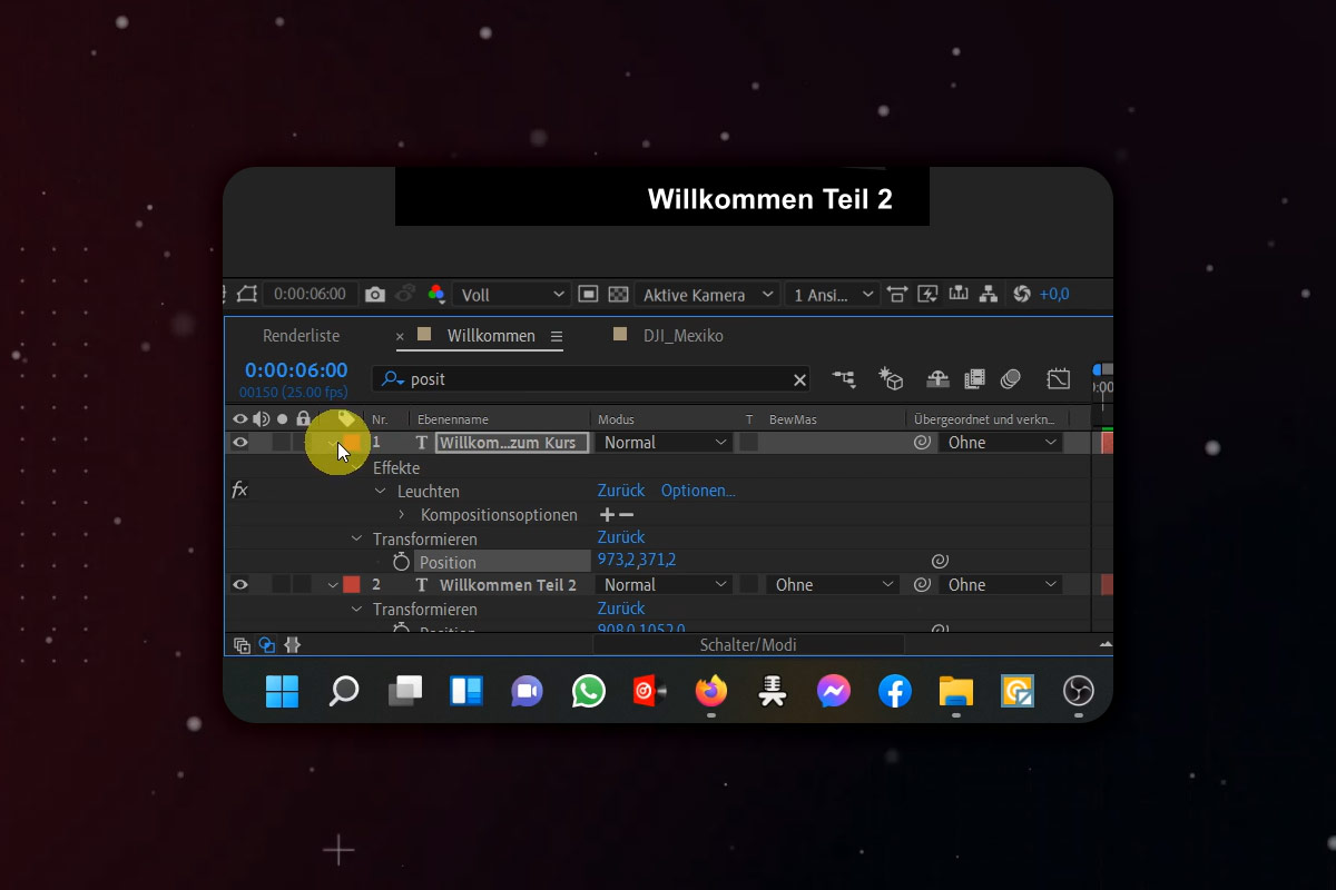 After Effects-guiden: 2.9 | Overblik over brugerfladen: kompositionsområde (del 1)