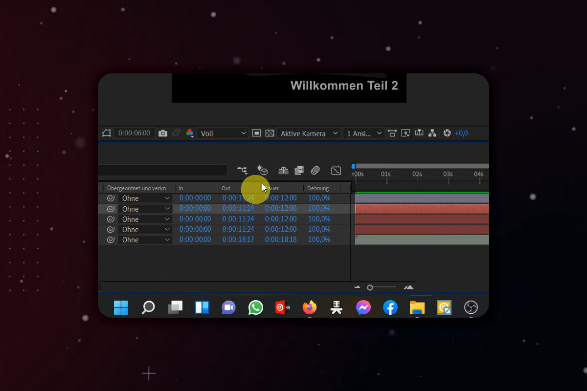 After Effects-tutorial: 2.10 | Gennemgang af brugergrænsefladen: Sammensætningsområde (Del 2)