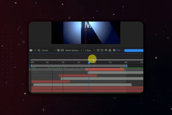 After Effects-Tutorial: 3.5 | Praxisbeispiel: Fly-By-Titelsequenz erzeugen