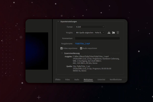 Tutoriel After Effects : 4.3 | Adobe Media Encoder et les meilleurs réglages d'exportation