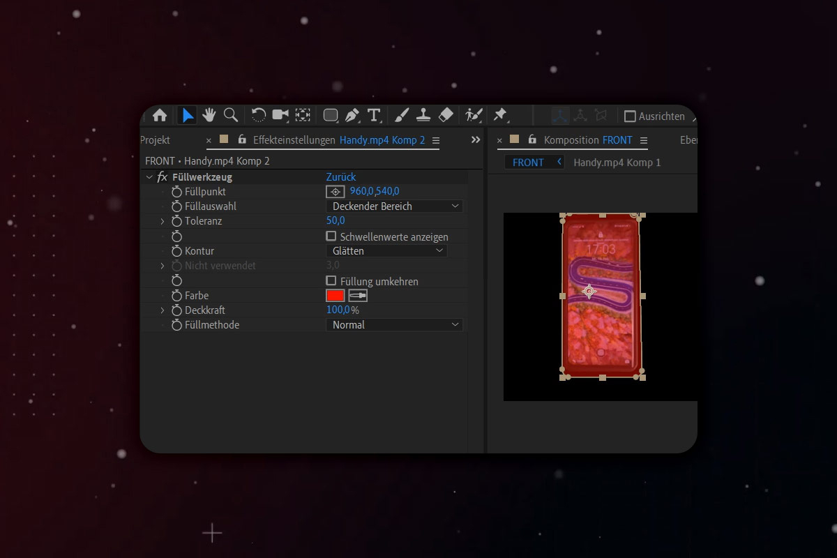 After Effects-vejledning: 5.5 | 3D-telefon: Tilpasning af for- og bagside