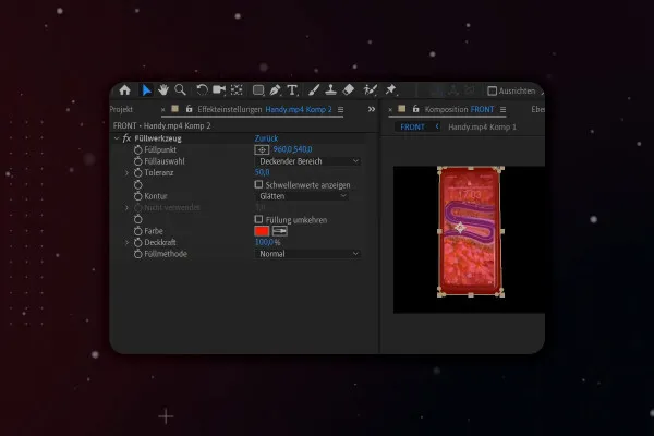 After Effects-Tutorial: 5.5 | 3D 핸드폰: 앞면과 뒷면 조정