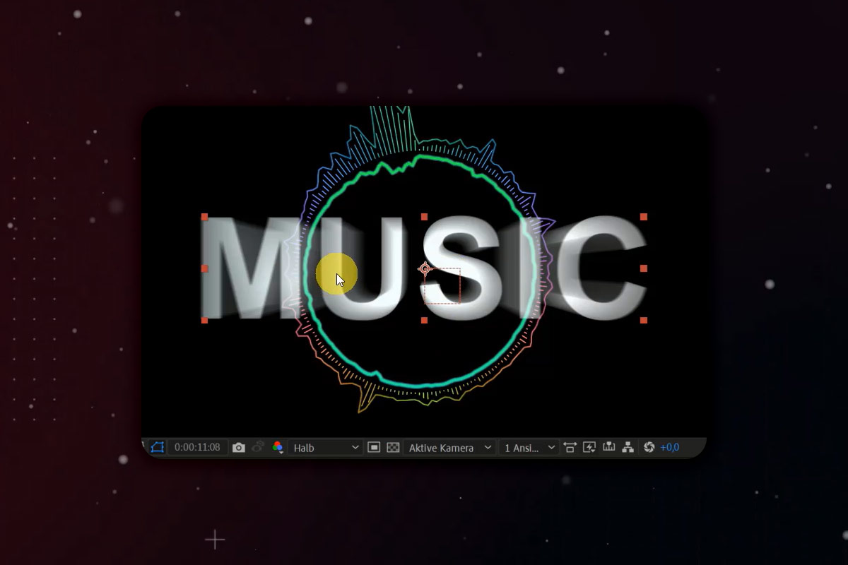 After Effects-vejledning: 6.5 | Animering af musik: Tilpasning af tekstindhold