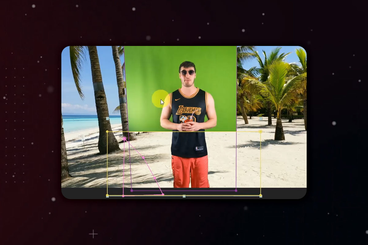 After Effects tutorial: 7.1 | Med greenscreen fra værelset til ferie.