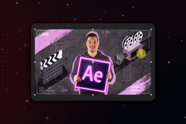 After Effects-tutorial: 8.1 | Introduktion til tilstand og bevægende maske som strukturelementer.