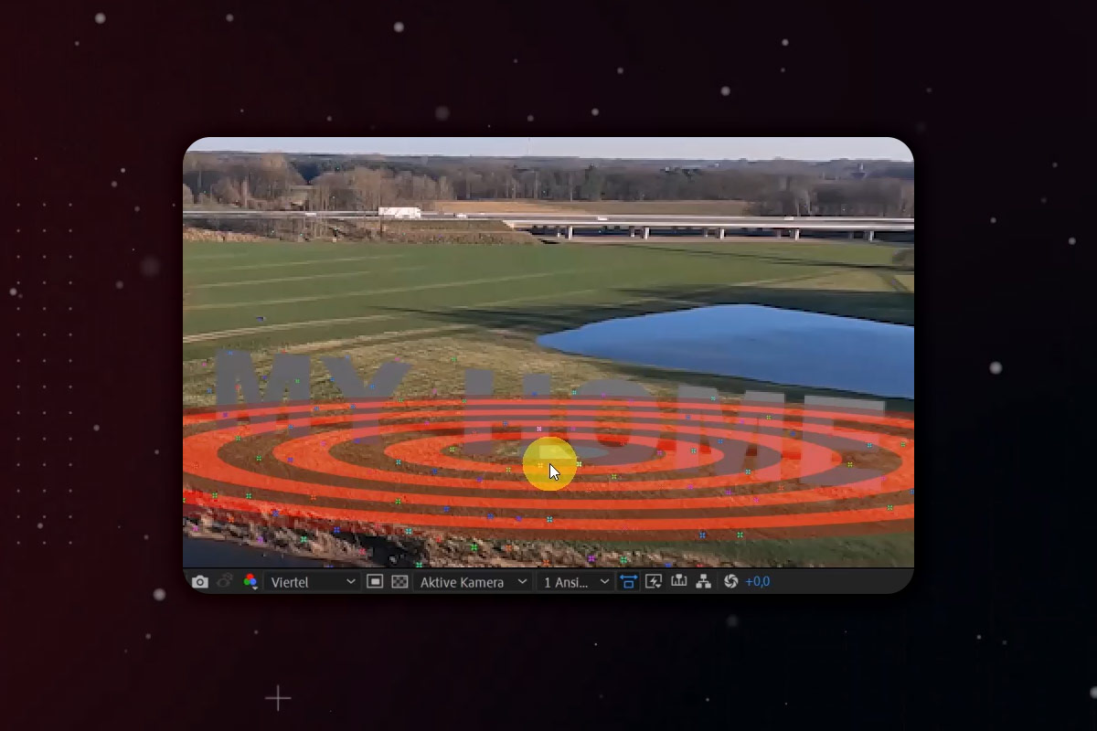 After Effects-vejledning: 9.3 | Placering af tekst i droneoptagelse: Lys og skygge i rummet (praksiseksempel)
