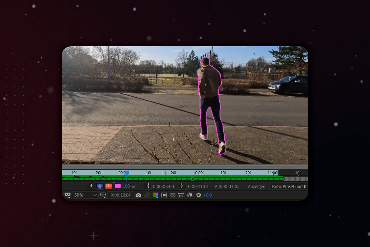 After Effects-guide: 10.4 | Simulering af bilulykke: Klip person ud.
