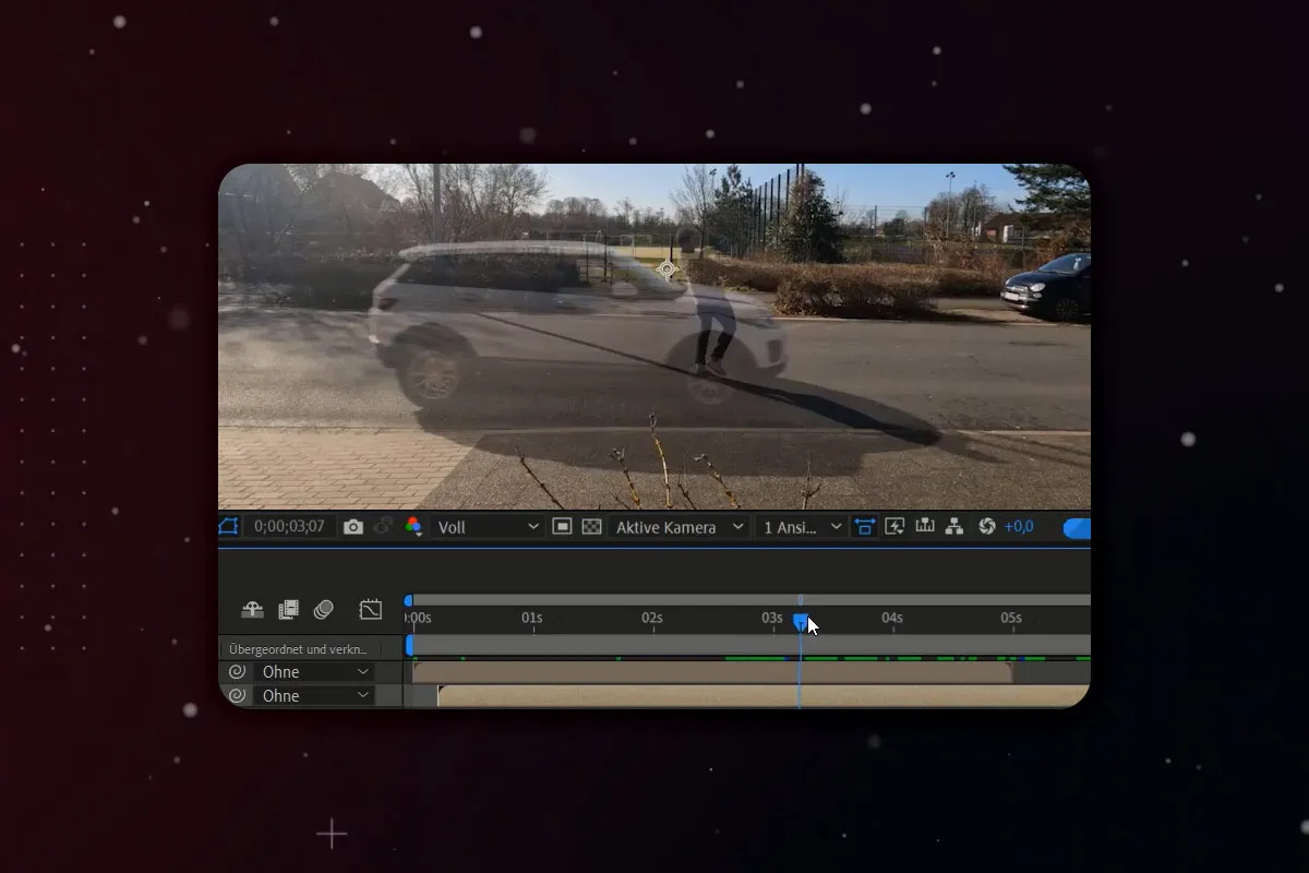 After Effects 튜토리얼: 10.3 | 사고 시뮬레이션: 레이어 기본 조정