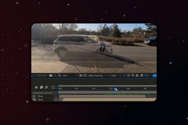 After Effects 튜토리얼: 10.3 | 사고 시뮬레이션: 레이어 기본 조정