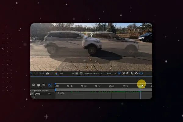 After Effects-Tutorial: 10.2 | Autounfall simulieren: Zeitverzerrung verstehen