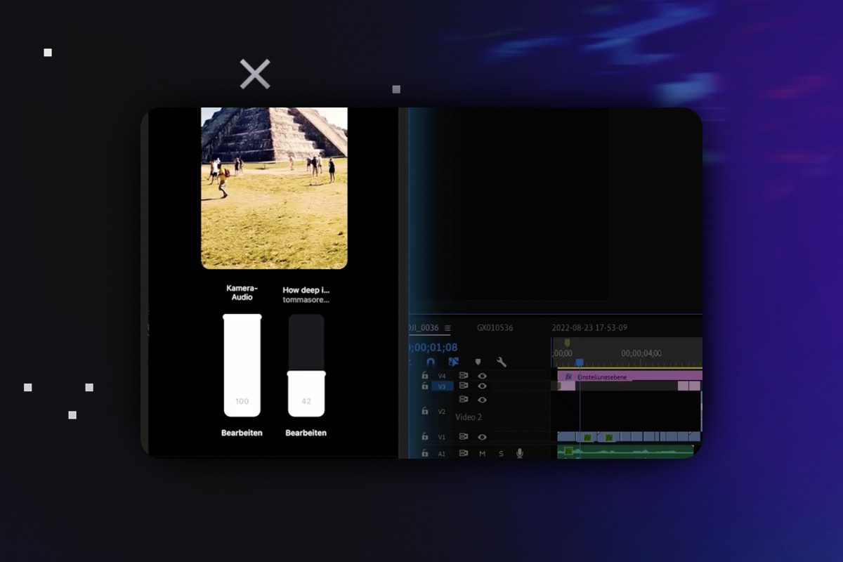 Premiere Pro Eğitimi: 4.2 | Dipnot: Premiere Pro'da lisanslı müzik kullanarak Instagram Reels'i senkronize etmek.