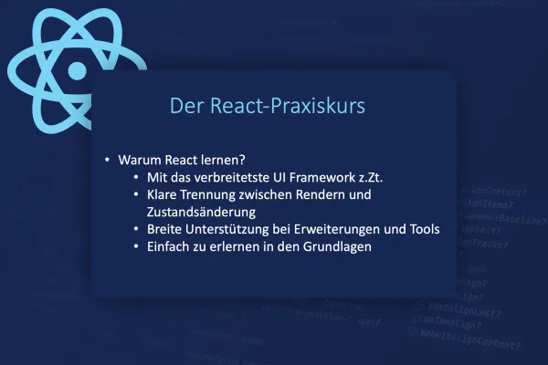 React Tutorial 1.1 | Willkommen und Übersicht