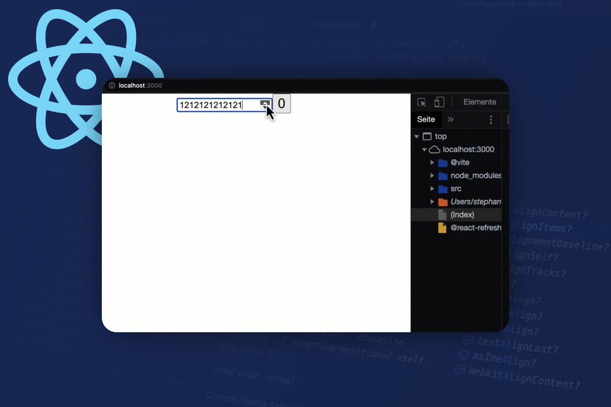 React veiledning 3.6 | Inndatafelt og dynamiske props