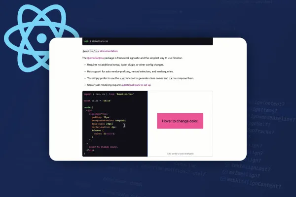 React Tutorial 4.4 | Stylování s Emotion