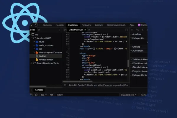 React Tutorial 5.8 | Zobrazit délku videa