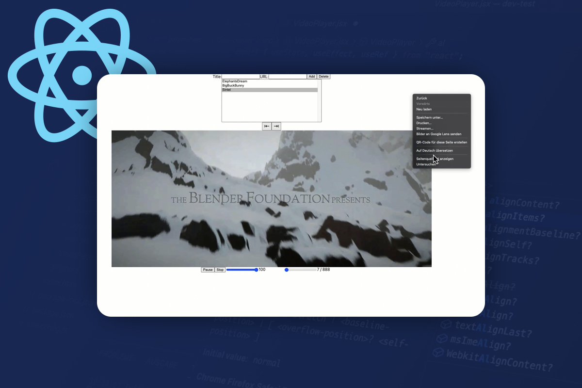 React Opplæring 5.15 | Neste/Forrige Knapper