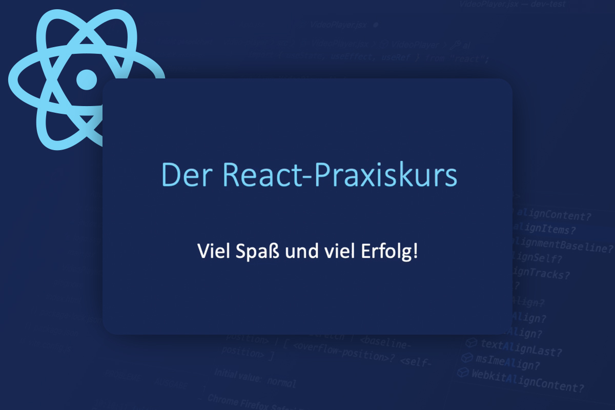React Tutorial 7 | Konklusjon og utsikt