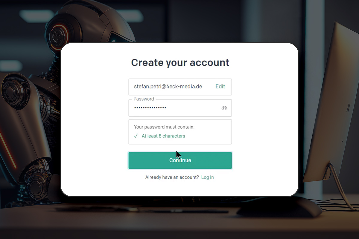 ChatGPT training: 02 | Register for free, explain the interface and ask the AI your first questions