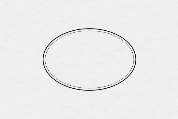 Rahmen für Schriftzüge und zur Logogestaltung – runde Formen